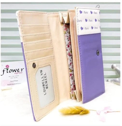 Card Trifold Clutch Wallet – Transparent Design with Adjustable Strap | Compact & Stylish Crossbody Bag