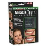 Miracle Teeth Whitener | Natural Charcoal Formula | Removes Plaque & Stains | Safe & Gentle | ZM-MTTW-N-GF-ZAM-KSA